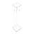 1" Rods Clear Riser Acrylic Transparent Plexiglass Pedestal Table Display Podium-304095291