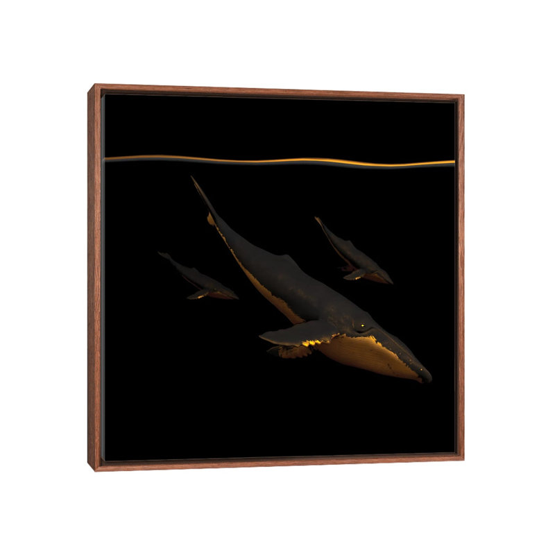 Bond III - Graphic Art Print, Classic Brown Framed Canvas, No Matte, 18" H x 18" W x 1.5" D