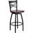 Cammie 'X'' Back Swivel Metal Barstool-105662715-105662695