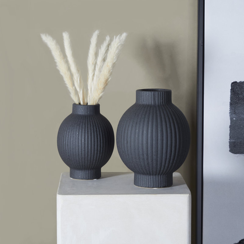 Vase de table Aliyah, Noir