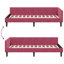 vidaXL Corner Bed Frame with Headboard Velvet-118804127