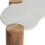 Sagebrook Home 42X18" Curved Coffee Table, White/Natural