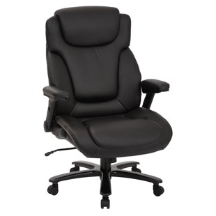 Office Chair Bonded Leather Black - Room Essentials™