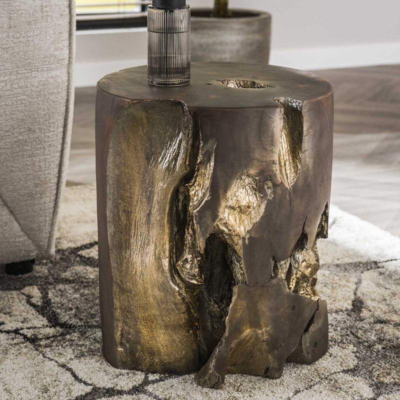Deloney Solid Wood End Table