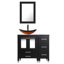 Goudelock 36'' Single Bathroom Vanity with Manufactured Wood Top-1843333178-1843333177