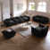 Ensemble de canapé modulaire en tissu 4 pièces Nedek
