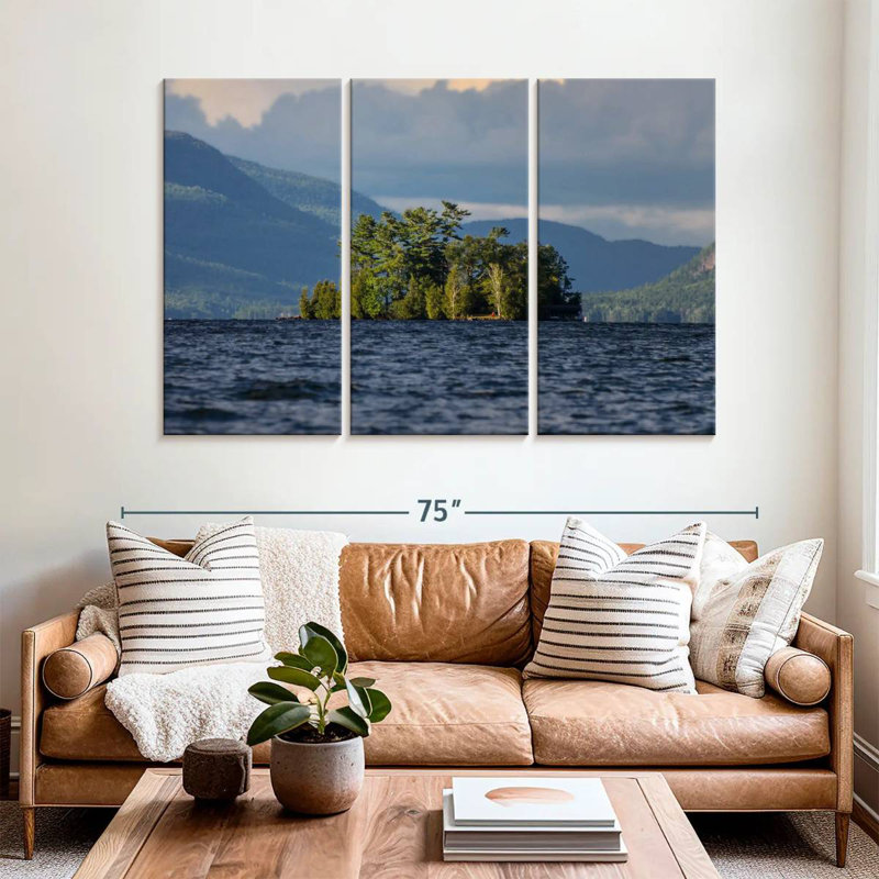 Alvord Lake George Island, 42" H x 65" W