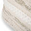 Pouf carré en coton tissé à la main Sommer de 18 po de largeur Sommer