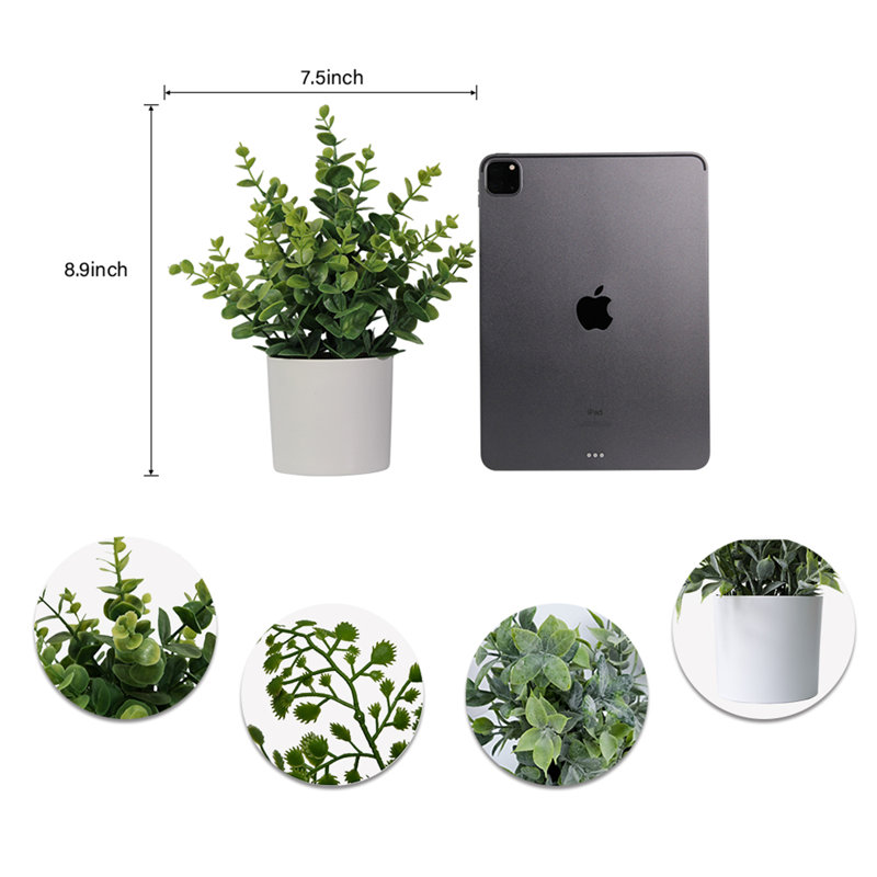 Fausse plante en pot 10 po