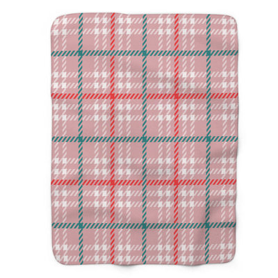 Couverture de sherpa rose 1 pièce