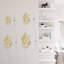 Notes de musique, décoration murale abstraite moderne, décoration murale suspendue-124839977-124839975