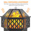 Hexagon Iron Wood Burning Smokeless Fire Pit-1563990613