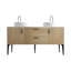 Meuble-lavabo autoportant 60 po avec évier, sans drain, sans robinet ni armoire d'appoint, 60 po KD-778768823
