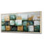 «Green Gold», impression sur toile moderne-271491172-271491171