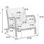 Chaise d'appoint 1pc-416266862