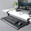 Plateau à clavier pour pince de bureau