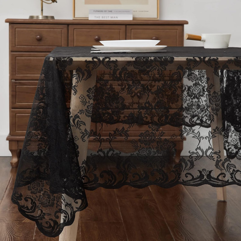Nappe Daniyah, Noir, 60 po carré