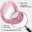 Pink Radiant Revolution Spiral I - Pink Oval Wall Mirror Decor-1798242694
