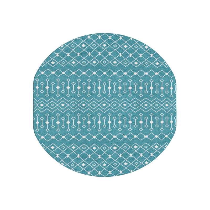 Somerville Geometric Indoor Rug, Oval 7'10" x 10'