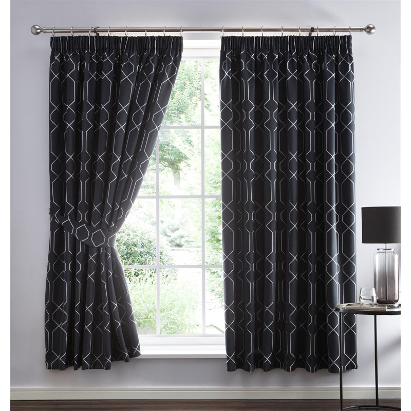 Room Darkening Curtain Panel Pair