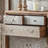 Rustic Retro Solid Wood Carved Accent Cabinet