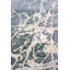Flight Damask Area Rug in Blue/Taupe/Silver-427405290