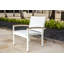Tribeca Aluminum Teak Sling Stacking Lounge Chair-1768461983