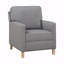 Fauteuil inclinable classique classique avec dossier inclinable et siège inclinable gris