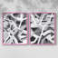 Magnetic Grays I - impression encadrée de qualité supérieure - prête à être accrochée - aucun clou requis - aucun clou requis-108019513-108019508