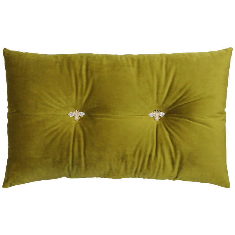 Rectangular Cushion, Olive Green
