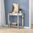 Andreja Half-Moon Console Table with Shelf