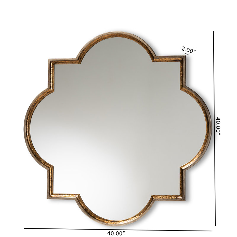 Miakayla Metal Flat Wall Mirror