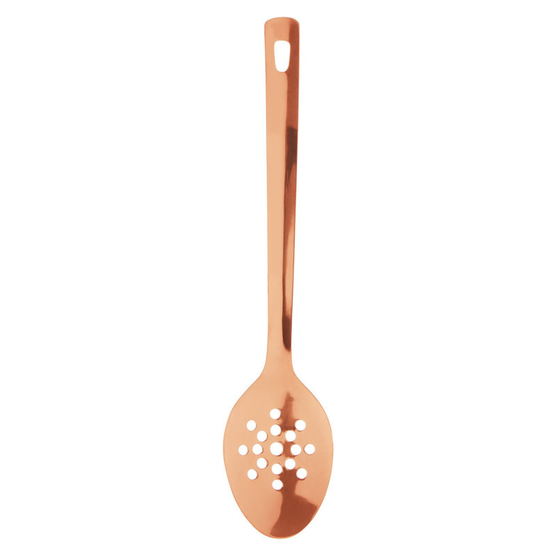 Symple Stuff Rondo 1 Cooking Spoon, Rose Gold