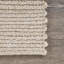 Tapis rayé beige tressé à la main Sewell-980269453