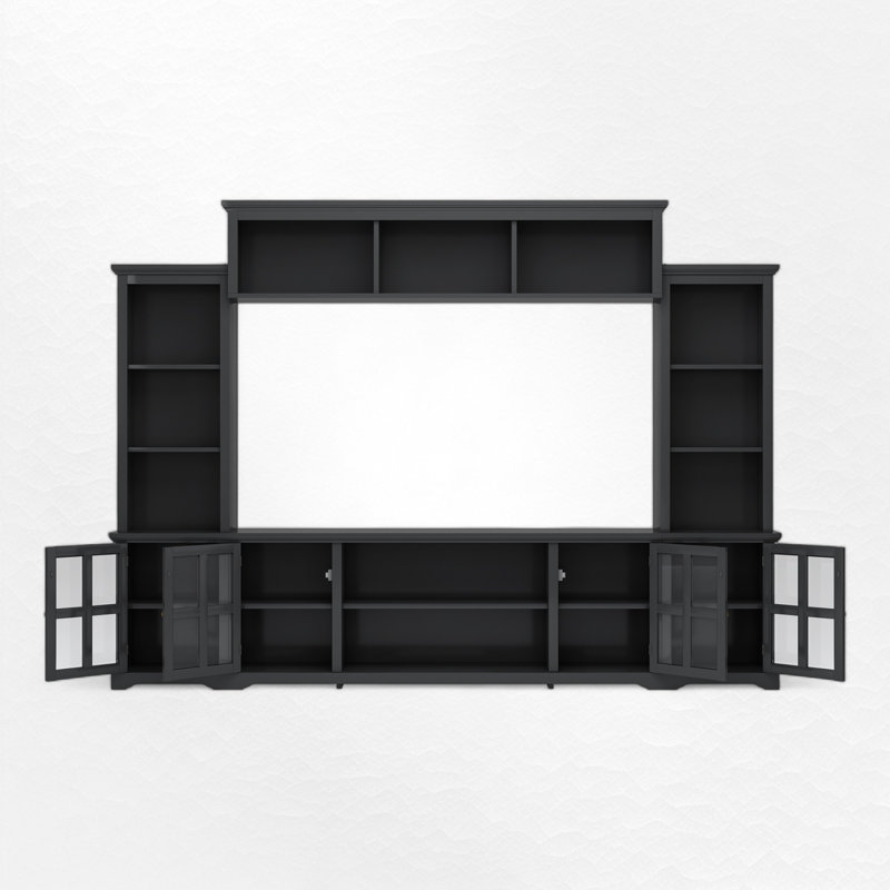 Unfinished Entertainment Centre for TVs up to 70", Black