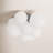 Clarksdale 120W Opal White Flush Mount-1623290978