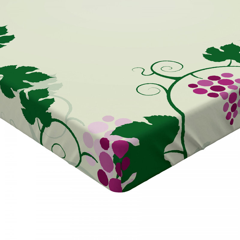 Microfiber Floral Fitted Sheet, Twin XL Fitted Sheet