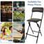 Tabouret de bar pliant rembourré en vinyle 38 po avec repose-pieds, hauteur de siège 24 po-95604968-96161514