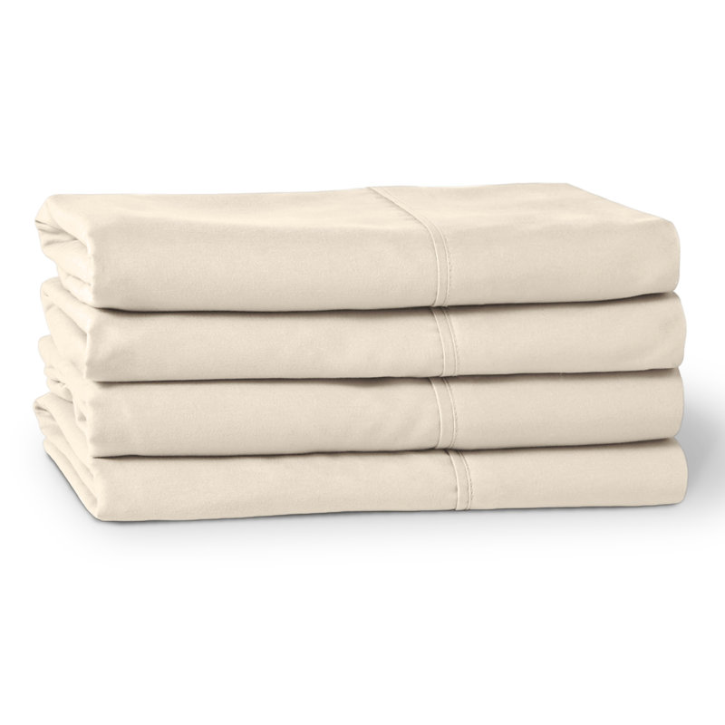 Ultra-Soft Microfiber Pillowcase, Sand, 4 Standard Pillowcases