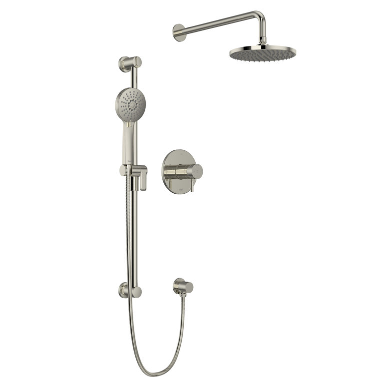 Riu™ 1/2" Thermostatic & Pressure Balance Shower System with up to 3 Shared Functions featuring RioWise Valve Technology