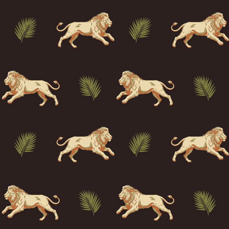 Legacy Lion - Golden Night Wallpaper, Non-Pasted, Non-Woven, Golden Night