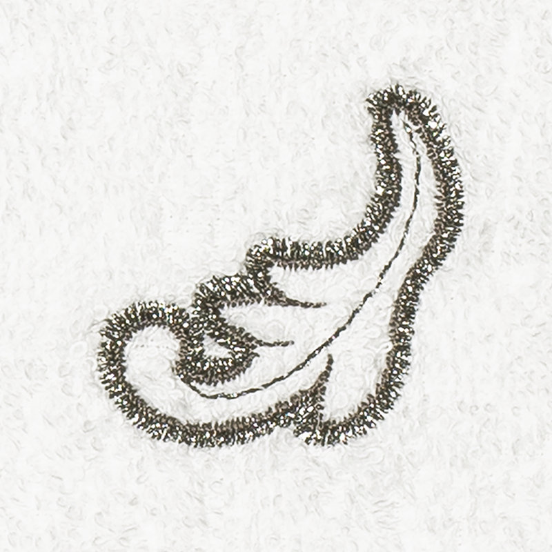 Essuie-mains en coton turc , Blanc