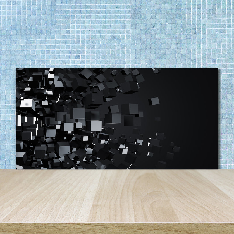 Betros 50cm W x 100cm L Glass Peel and Stick Panel
