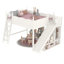Grand lit mezzanine avec tablettes de rangement et garde-robe, lits mezzanine en bois massif avec glissières amovibles et échelles, aucune boîte à ressorts nécessaire-698299179-698299216