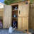 4 ft. W x 2 ft. D Garden Chalet Cedar Wood Tool Shed