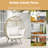 Chanakya Egg Chair with Stand-1656442293