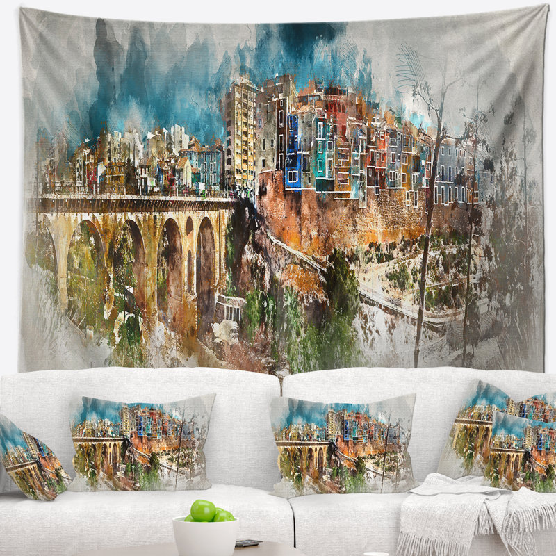 Polyester Tapestry, 50" H x 60" W