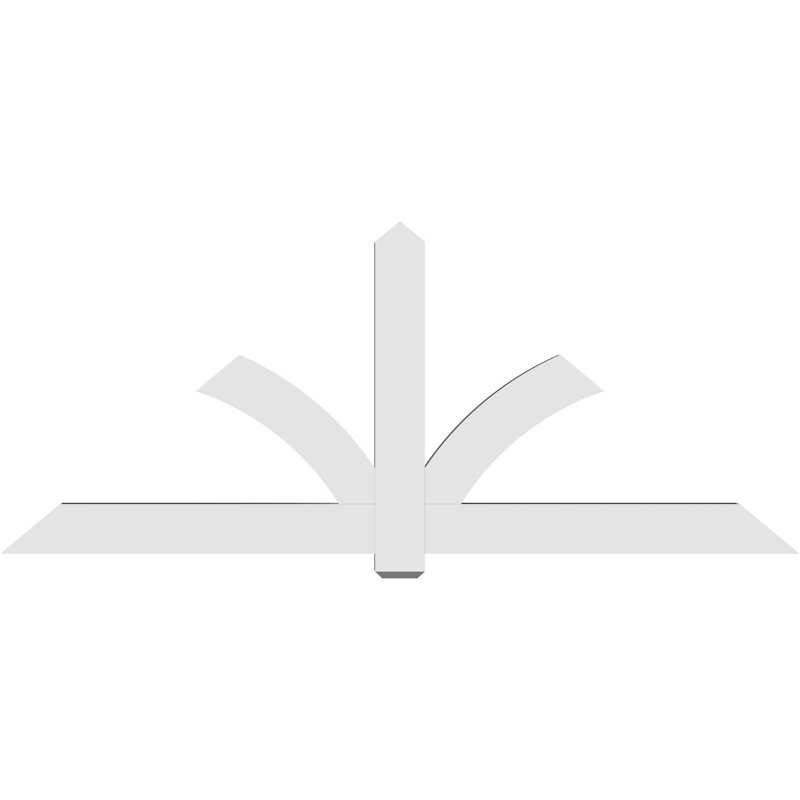 Support pour pignon en PVC Redmond, H 40 po x l 96 po (pas : 10/12), P 4 po x F 6 po