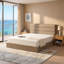 Lit plateforme tapissier avec rangement relevable-230536740-231838670