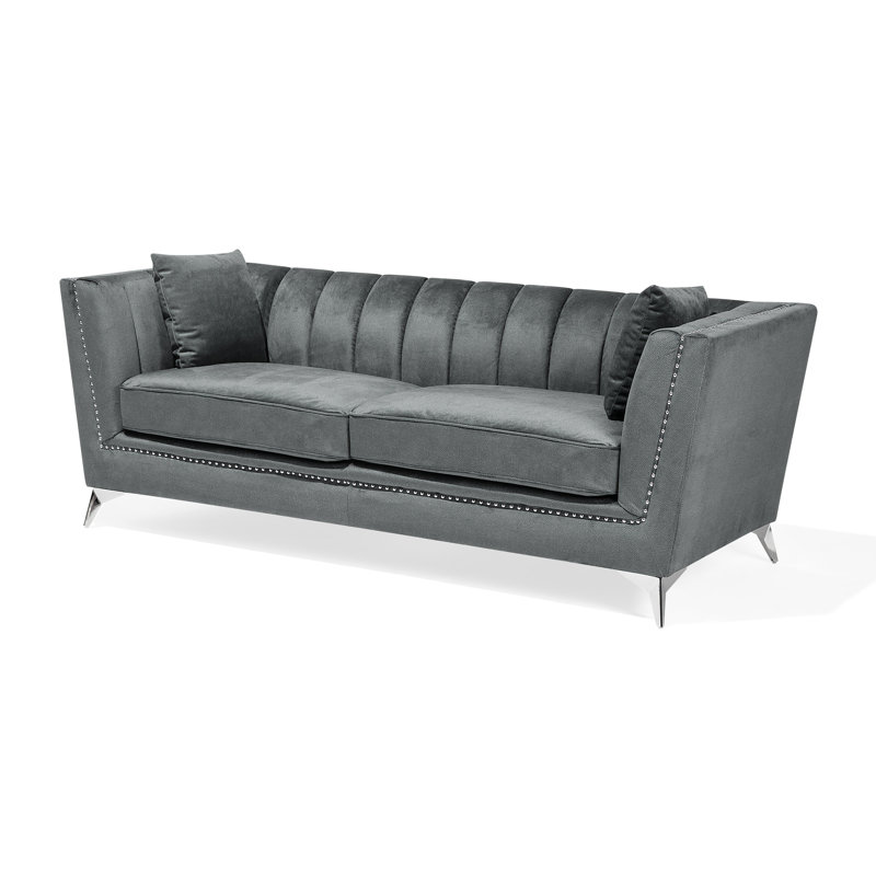 Quill Velvet Sofa